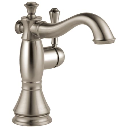 Delta 1 or 3-hole 4" installation Hole Single Hole Lavatory Faucet, Stainless 597LF-SSMPU