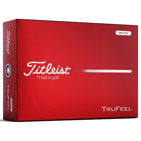 Titleist TruFeel White Golf Balls, 12PK 113494