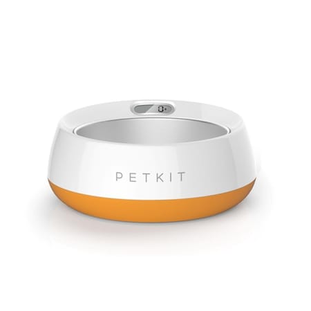 Petkit Fresh Metal Large Machine Washable Smart Digital Feeding Pet Bowl- One Size - Orange SAB2OR