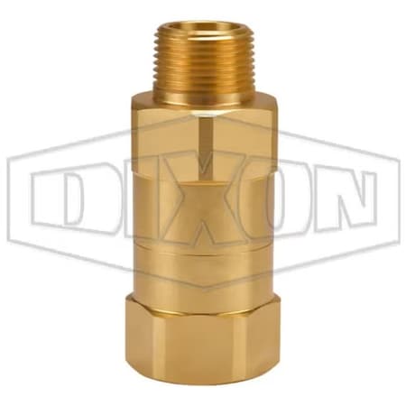 Dixon Safety Check Valve, 3/4 in, FNPT, Brass Body SCVM6
