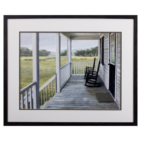 Homeroots Farmhouse Back Porch Scene Wall Art 401496