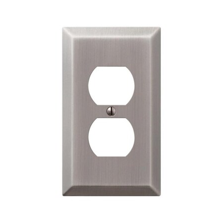 Amerelle 163DAN Stamped Steel 1 Duplex Wall Plate Antique Nickel 3502846