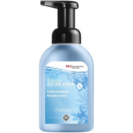 Sc Johnson Fresh Apple Scent Foam Hand Soap, Blue, 16PK SJNAZU10FL