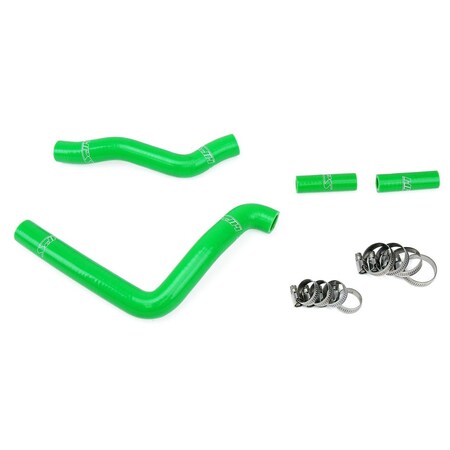 Hps Performance High Temp Reinforced Silicone Radiator Coolant Hose Kit, Green, 57-1369-GRN