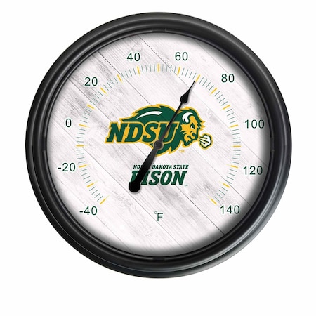 Holland Bar Stool Co North Dakota State University Indoor/Outdoor LED Thermometer ODThrm14BK-08NDakSt