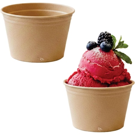 Ecoquality 4oz Compostable Portion Cup No Lids - Condiments Single Serve Souffle Cups, 3000PK EQ4OZCPC-3000
