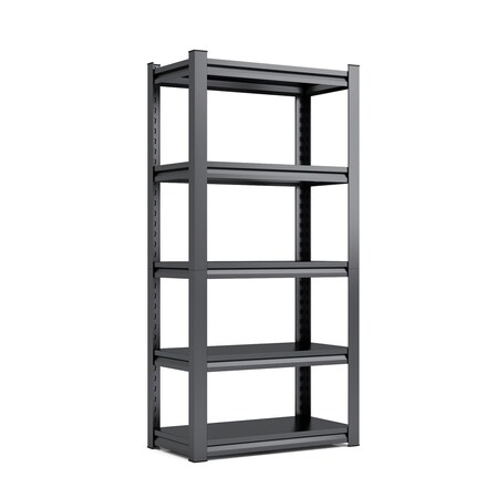 Wrightmaster 35.5in.*15.8in.*72.1in. 5-Tier Heavy Duty Storage Shelving with Adjustable Height&Sturdy Frame ZoroP160409