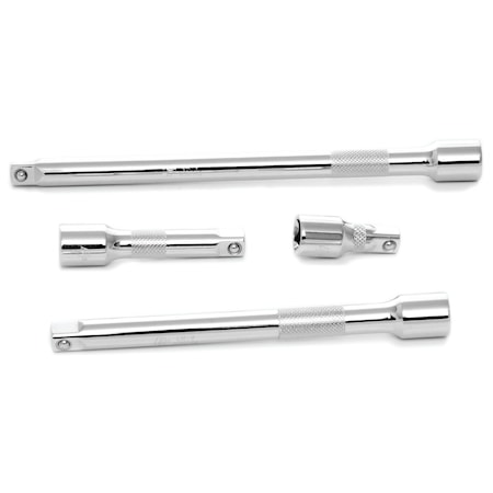 Perform Tool Socket Extension 3/8 In Drive; 13/4 In/ 3 In/ 6 In/ 8 In Length; Polished Nickel Chrome Plated; W38152
