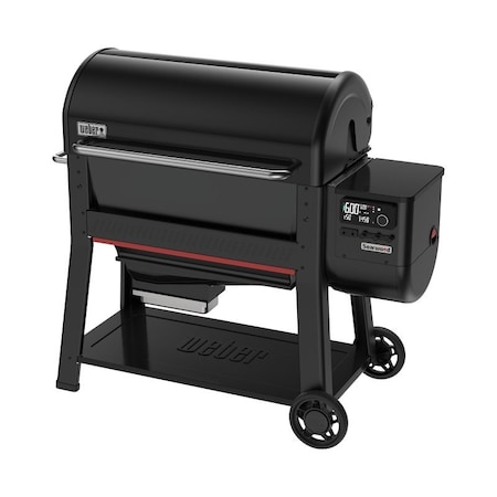 Weber Pellet Grill, 972 sq-in Primary Cooking Surface, Black 1500121
