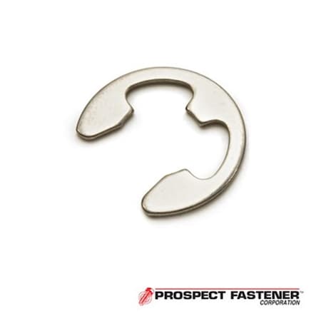 Rotor Clip .63 in. E Style External Ring .042 in. Thick Stainless Steel Passivated, 50PK E-62SS