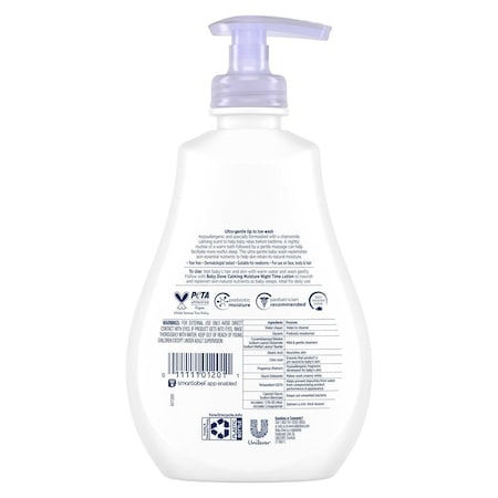Baby Dove Sensitive Skin Care Night Time Calming Moisture Baby Wash, 13 Ounce, 4PK 68150201