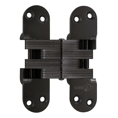 Soss 220inV Hinge 5-1/2in US10BL 220 Series 5-1/2in Invisible Hinge 2in Minimum Door Thickness Oil Rubbe 220US10BL