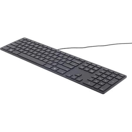 Ergoguys Matias RGB Backlit Wired Aluminum Keyboard for Mac - Black FK318PCLBB