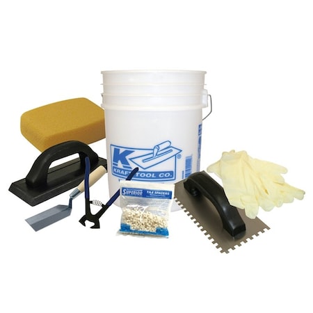 Kraft Tool Kraft Tools DIY Tile Tool Kit ST100
