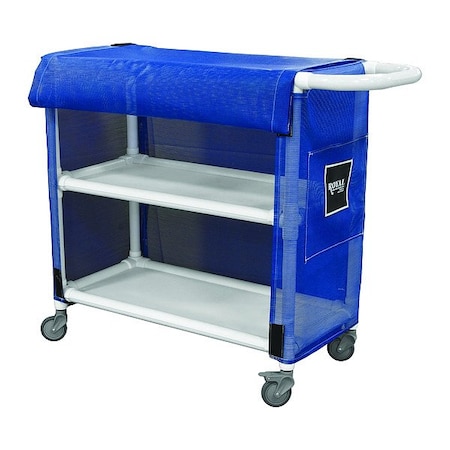 Royal Basket Trucks Linen  Cart, 600 lb Capac., 24" L G24-BBX-L2A-3ULN