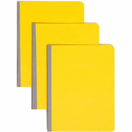 Smead SIDE OPENING PRESS GUARD REPORT COVER, PRONG FASTENER, LETTER, YELLOW 81852