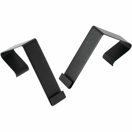 Quartet Matrix Cubicle Partition Hangers, Black, 2PK QRTMCH10