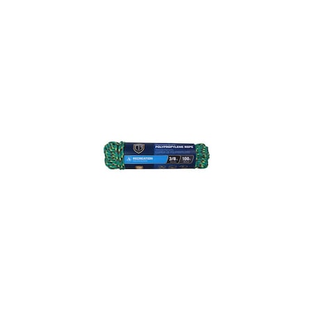 Richelieu Rope, Multi-Color 16-Strand, 3/8-In. x 100-Ft. 643571