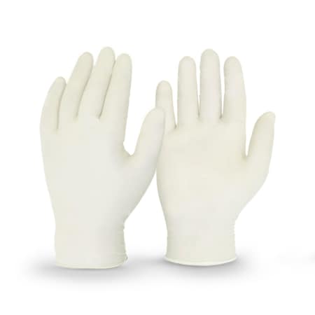 Firm Touch 6 Mil, Creme Latex, Industrial Grade, S, 100PK 6850 XS