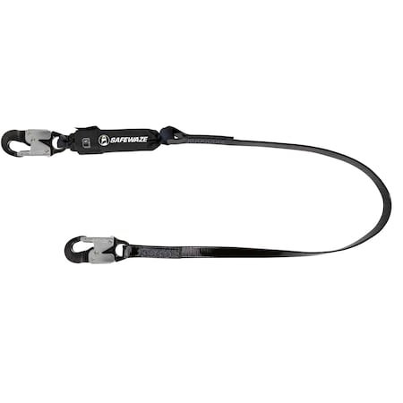 Safewaze PRO-Shield 6ft Energy Absorbing Lanyard: Alu Snap Hook 024-2137