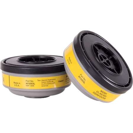 North Organic Vapor and Acid Gas (OV/AG) Respirator Cartridge N75003L