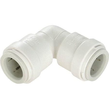 Watts Union Pipe Elbow, 1 in, 90 deg Angle, Plastic, Off-White, 100 psi Pressure 3517-18/P-1020