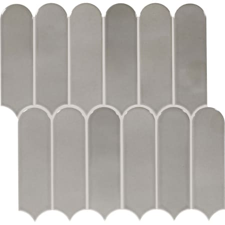 Daltile Artefino Vintage 2 x 6 Fish Scale Mosaic 10.00 SQFT/Carton, 10PK AR1226FHSCLMSGL