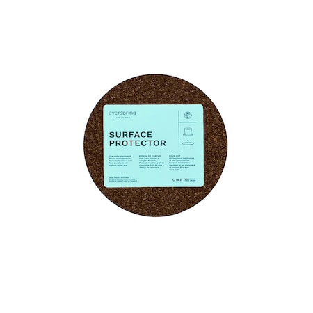 Cwp Everspring 6 in. D Cork/Plastic Plant Saucer Brown MCDK-600