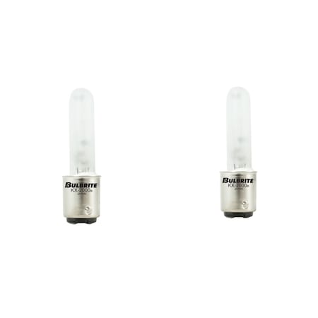Bulbrite Double-Contact Bayonet Base BA15DT3 Light Bulb, 60 Watt, Frost, 2PK 861186