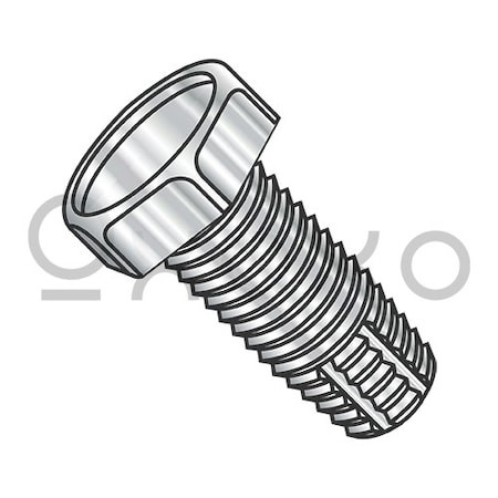 Oxoxo 1/4-20X1 Unslotted Indent Hex Thread Cutting Screw Type F Ful Thread 18 8 Stainless Steel, 1000PK 400274