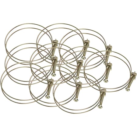 Steelex Wire Hose Clamp 4", 10PK D4349