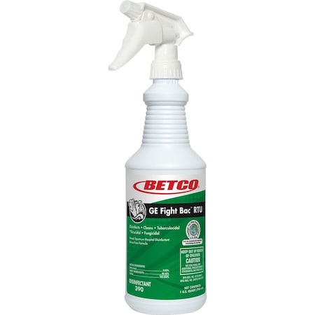 Betco GE Fight Bac Disinfectant, Ready-To-Use, 32 fl oz 3901200