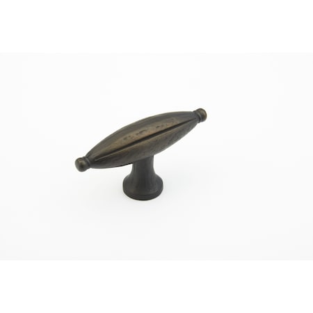 Schaub 2-7/8in Siena Large Oval Cabinet Knob Ancient Bronze Finish 253-ABZ