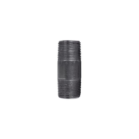 Stz Industries 3/4 in. MIP each X 3/4 in. D MIP Black Steel 2-1/2 in. L Nipple 300UP34X212
