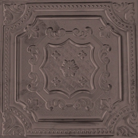 Shanko All Day Tony Pattern 612 Titanium Surface Mount Powder Coated Standard Ceiling Tiles, 6PK ADT612-NU-STD-TTNM-6