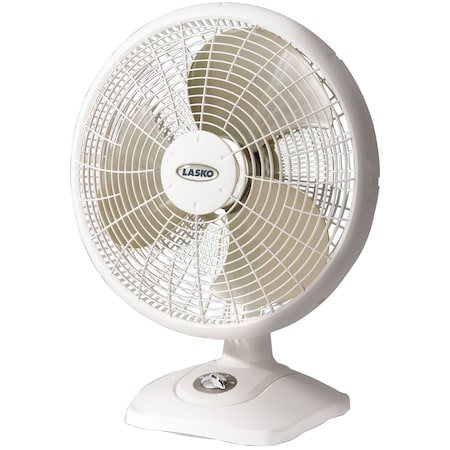 Lasko 16 In. Premium Table Fan, White 2506