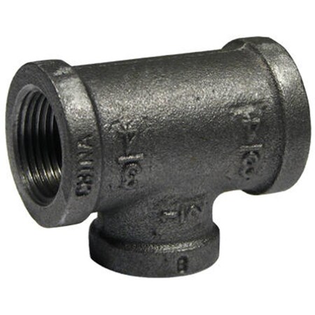 Homestead B-RT20705 Black Reducing Tee - 0.75 x 0.5 in. HO570238