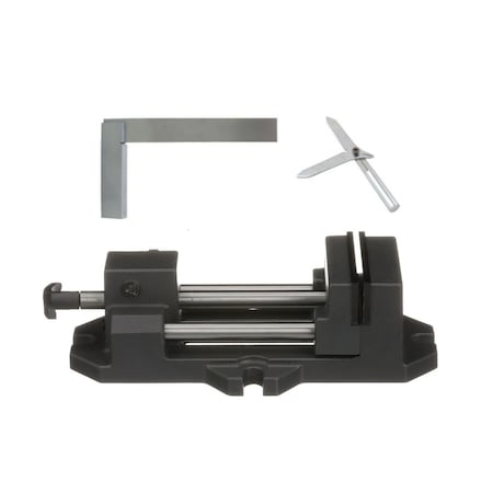 Hhip 4in Drill Press Vise, Round Bar Center Finder & Machinist's Square 9999-0053