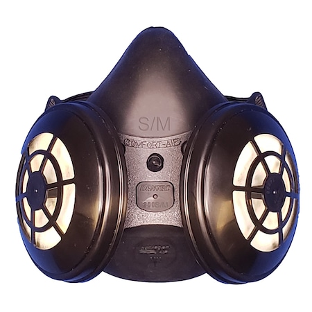 Comfort-Airnx 400Nx Respirator with N95 Filters Black TPE Rubber W/O Valve; Non-Oil based aerosols. Small/Medium 4SMNXN95