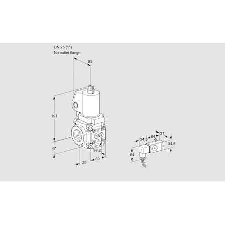 Honeywell Kromschroder VAS2T25/-N/NQSL KS88010770