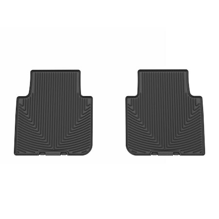 Weathertech Black, Rear All Weather Floor Mats W654