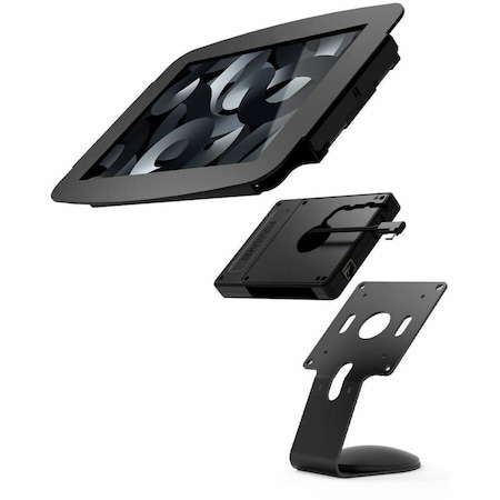 Compulocks iPad Air 10.9IN 4-5th Gen Space Enclosure Core Counter Stand or Wall Mount Plus Hub Black 111B109IPDSBH01