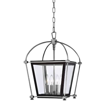 Hudson Valley Lighting Hollis 4 Light Lantern 12.75 In. Polished Nickel 3612-PN
