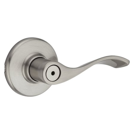Kwikset 93001-882 Privacy Lever, Satin Nickel, Steel, Reversible Hand, 3 Grade, ADA Compliant 300BL15CP