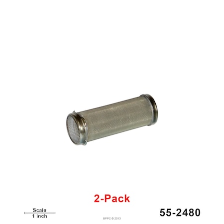 Bedford Precision Parts Outlet Filters, 200 Mesh, Short Replaces Graco 236498, 2PK 55-2480