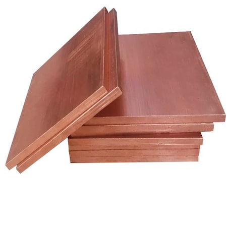 Southern Copper C18150 Chrome Zirconium Copper Plate 1.75 in Thickness 24.0 in Width 108 in Length C18150PLT1750-24-108