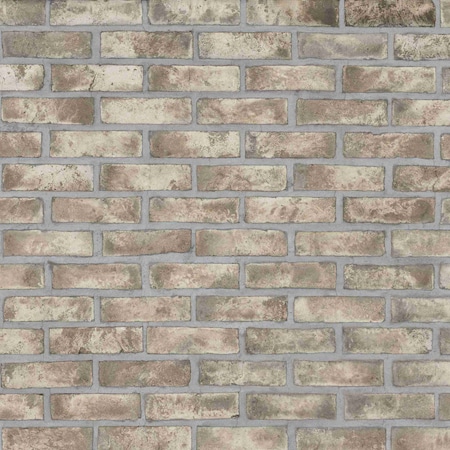 Msi Doverton Gray 2in. X 11in.  Clay Natural Brick Look Wall Tile, 10PK ZOR-MD-0646