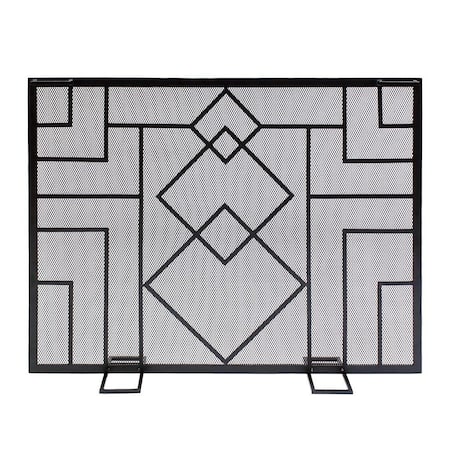 Minuteman 44 x 33 in. Wright Design Fireplace Screen SSW-18