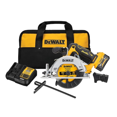 Dewalt Circular Saw Kit, 5.375 in Dia, 3600 RPM DCS512J1