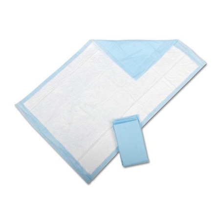 Medline Protection Plus Underpad, Moderate Absorbency, 23in x 36in, Blue, Inner Packs of 10/Bag, 150PK MSC281236P